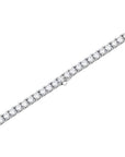 4mm white gold tennis necklace by Iceman Society