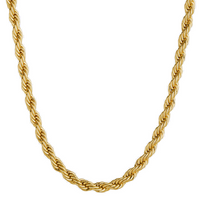 THE ROPE - 3mm-6mm 麻花項鍊 (Yellow Gold)