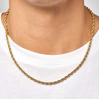 THE ROPE - 3mm-6mm 麻花項鍊 (Yellow Gold)