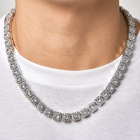 ICE BAGUETTE - 項鍊 (White Gold)