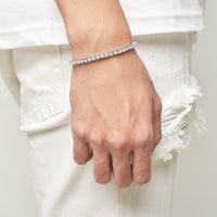 ICE TENNIS SET - 4mm 組合 (White Gold)