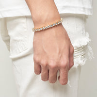 FREEZY TENNIS - 3-5mm 手鍊 (Yellow Gold)