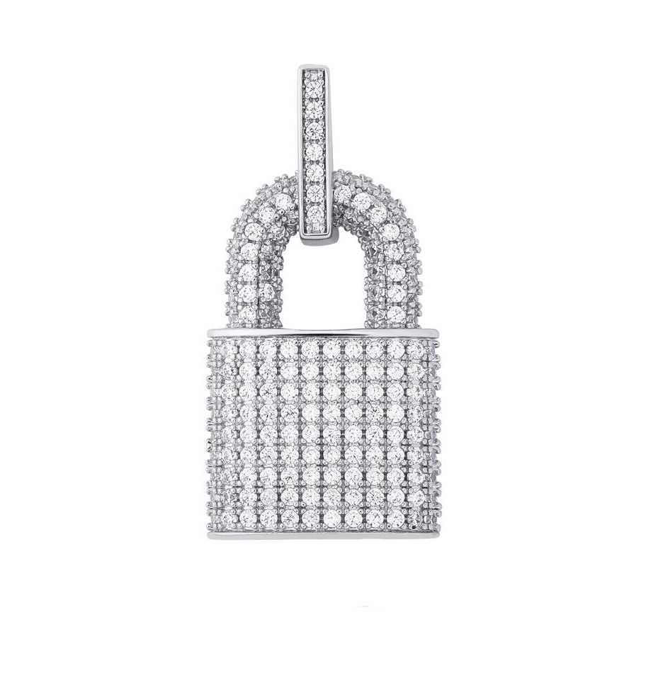 LOCK UP - 墜飾 (White Gold)