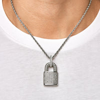 LOCK UP - 墜飾 (White Gold)